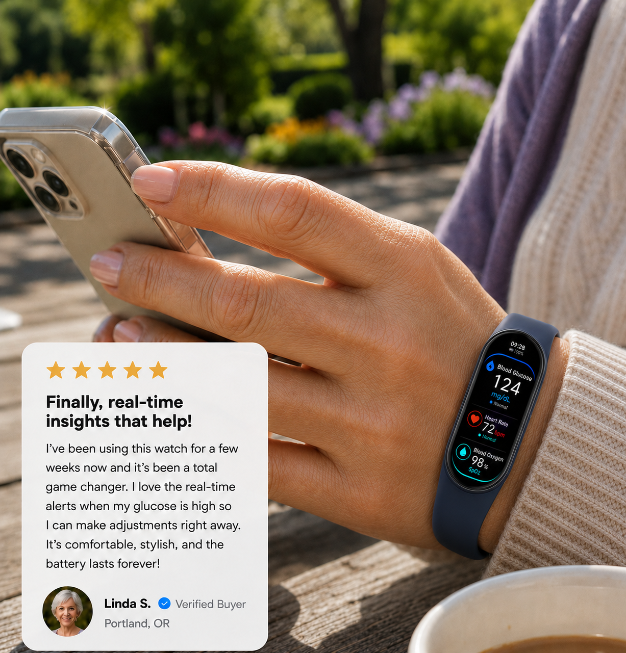 🔥80% OFF Launch Offer  🏆 2026 Pryxo™ M9 Non-Invasive Smart Band 📈12 health reports - No-Prick