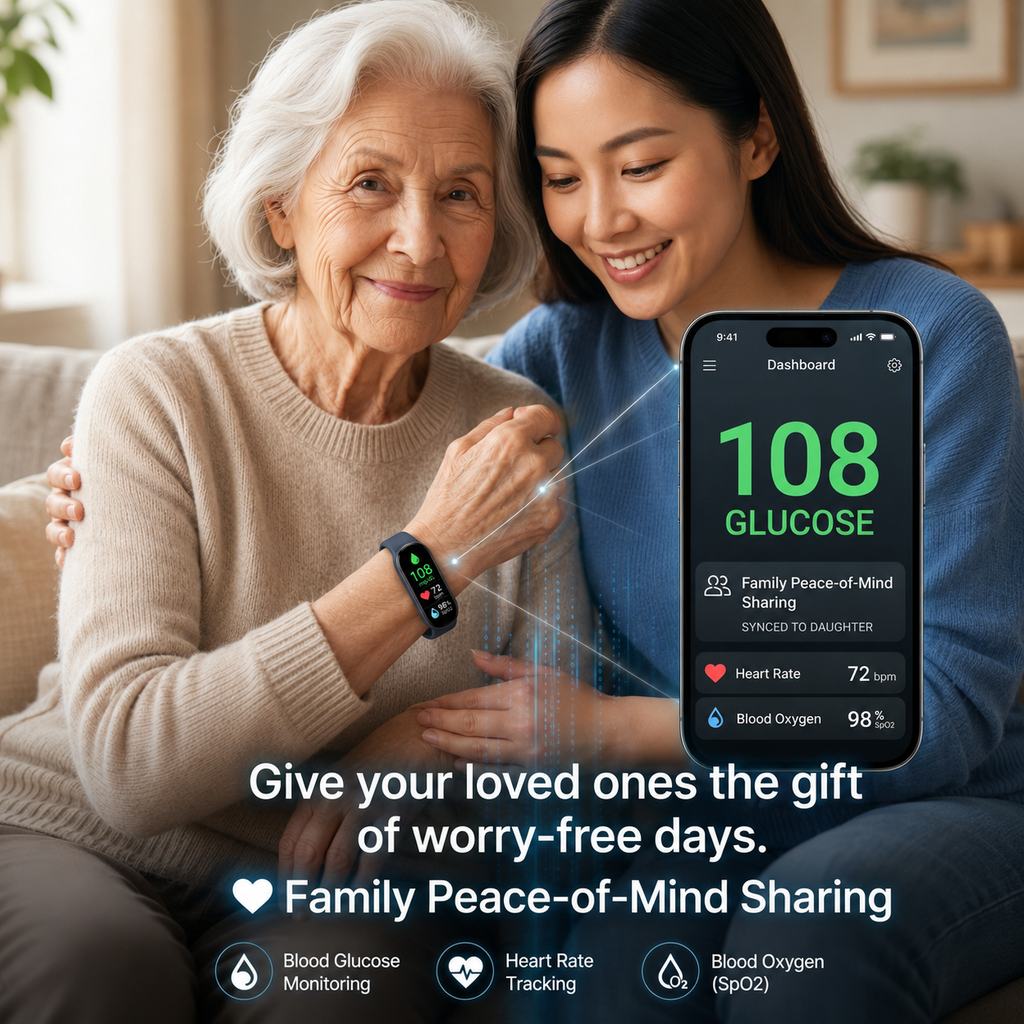 🔥80% OFF Launch Offer  🏆 2026 Pryxo™ M9 Non-Invasive Smart Band 📈12 health reports - No-Prick